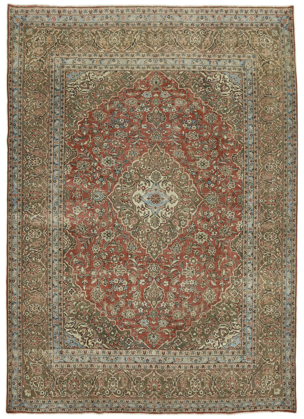 Handmade Persian Vintage Area Rug > Design# OL-AC-41342 > Size: 9'-5" x 13'-1", Carpet Culture Rugs, Handmade Rugs, NYC Rugs, New Rugs, Shop Rugs, Rug Store, Outlet Rugs, SoHo Rugs, Rugs in USA