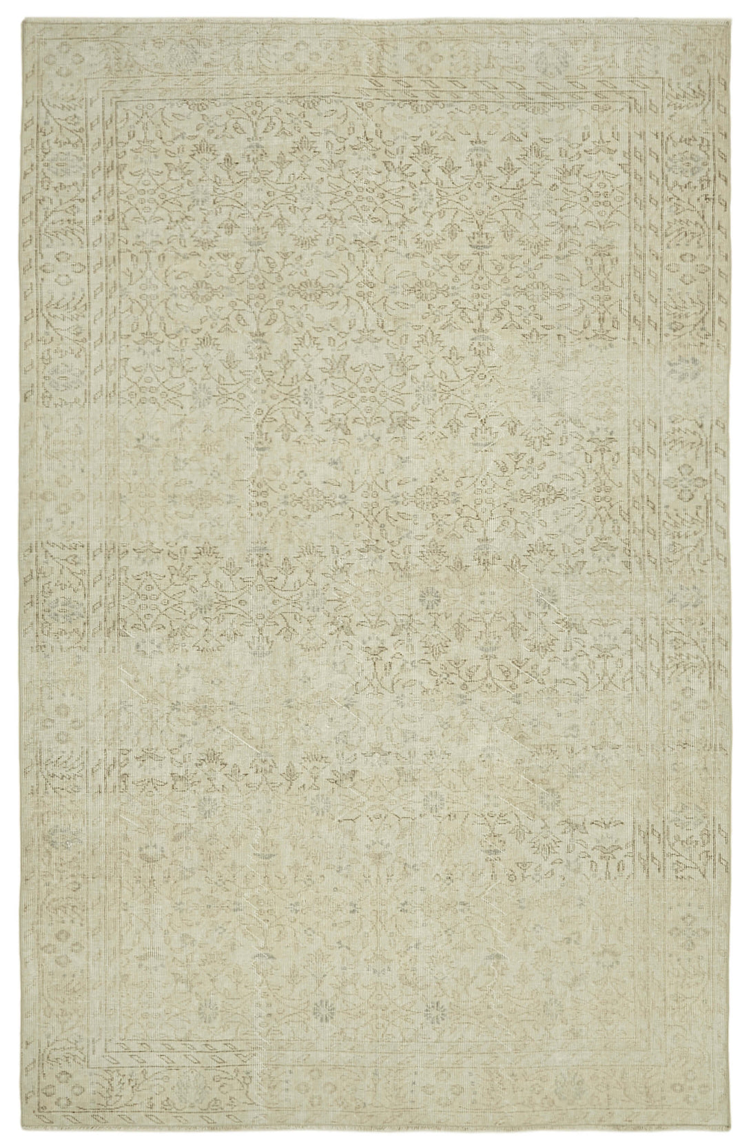 Handmade White Wash Area Rug > Design# OL-AC-41408 > Size: 6'-5" x 9'-9", Carpet Culture Rugs, Handmade Rugs, NYC Rugs, New Rugs, Shop Rugs, Rug Store, Outlet Rugs, SoHo Rugs, Rugs in USA
