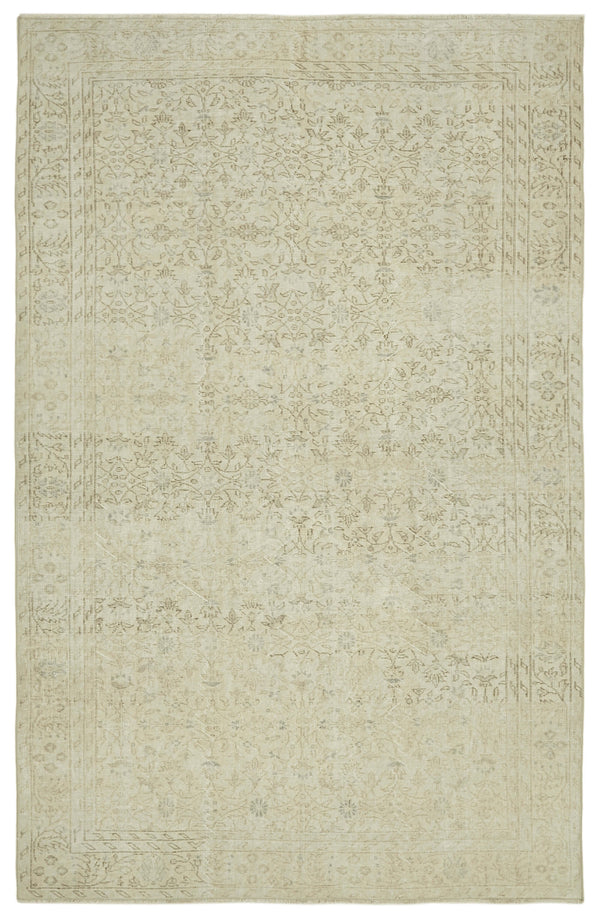 Handmade White Wash Area Rug > Design# OL-AC-41408 > Size: 6'-5" x 9'-9", Carpet Culture Rugs, Handmade Rugs, NYC Rugs, New Rugs, Shop Rugs, Rug Store, Outlet Rugs, SoHo Rugs, Rugs in USA