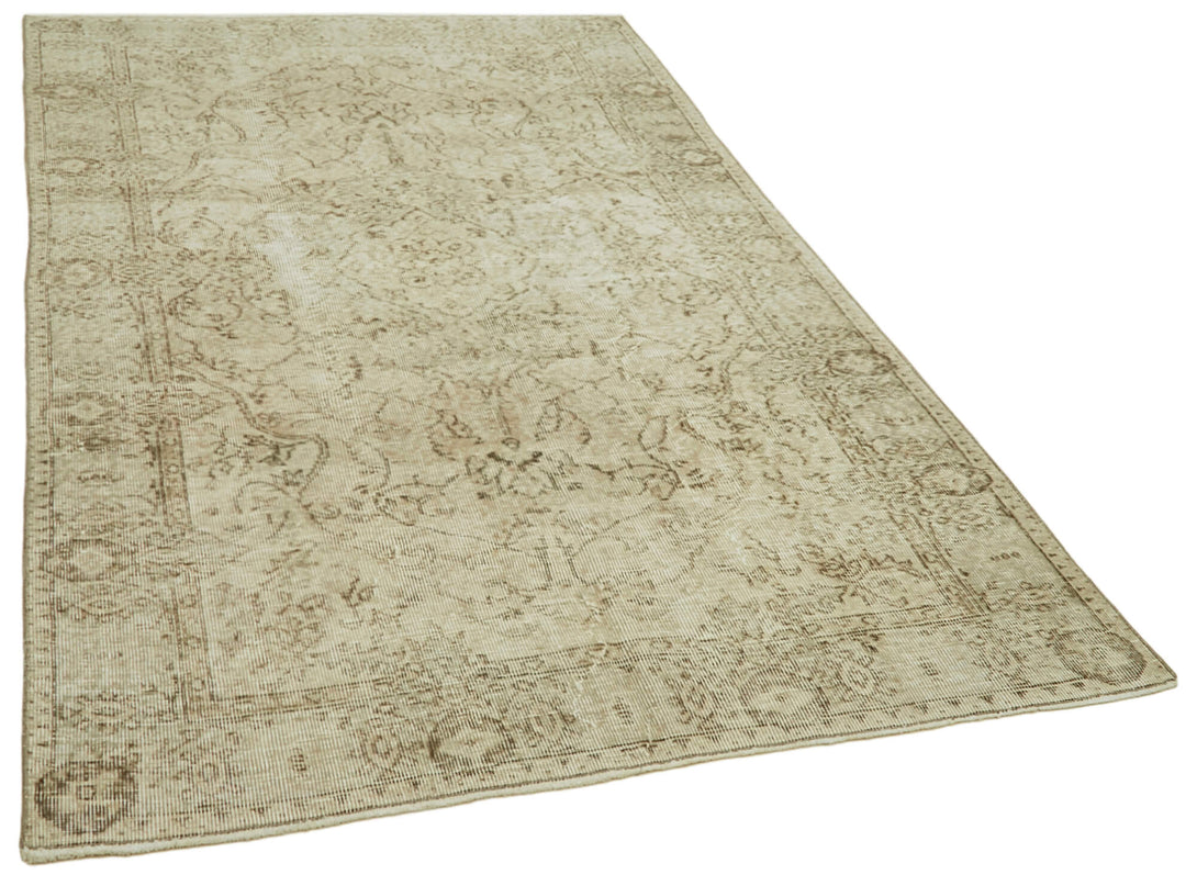 Handmade White Wash Area Rug > Design# OL-AC-41421 > Size: 5'-1" x 8'-6", Carpet Culture Rugs, Handmade Rugs, NYC Rugs, New Rugs, Shop Rugs, Rug Store, Outlet Rugs, SoHo Rugs, Rugs in USA