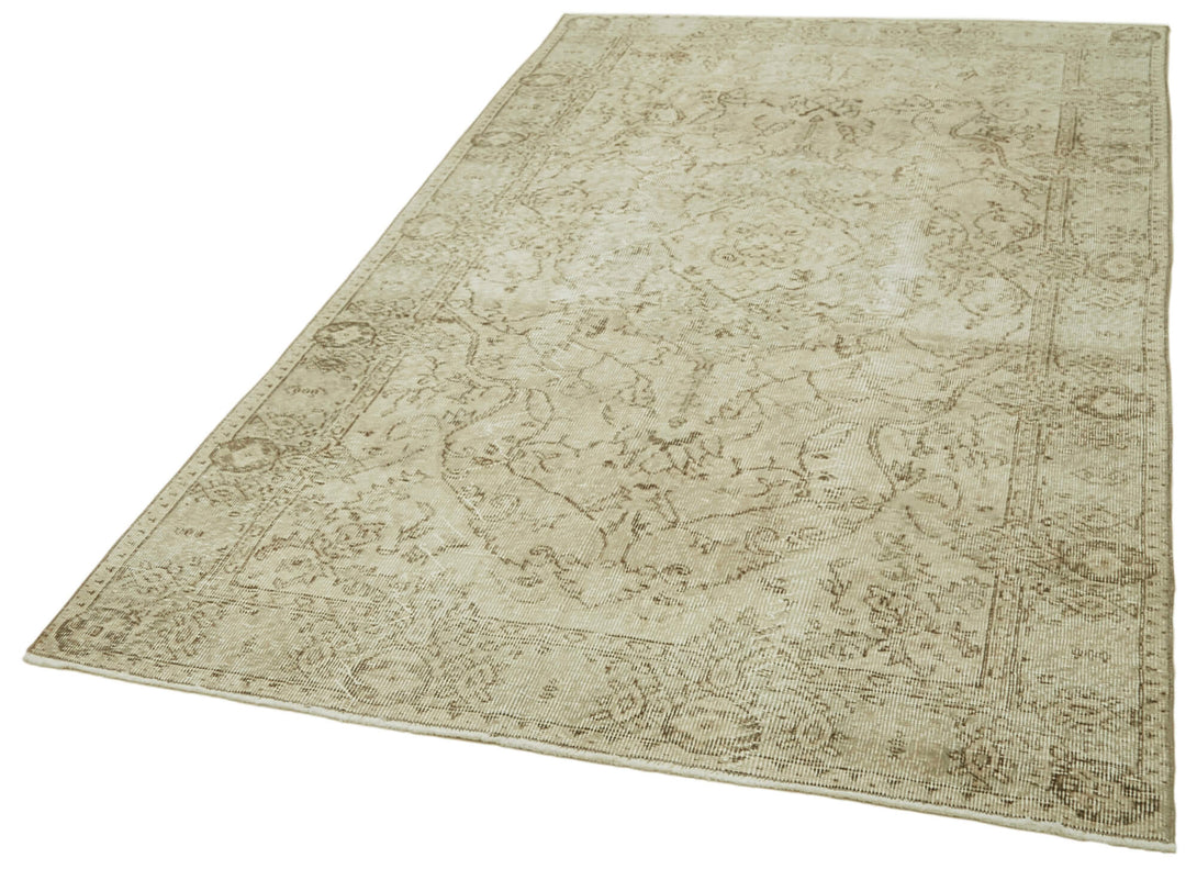 Handmade White Wash Area Rug > Design# OL-AC-41421 > Size: 5'-1" x 8'-6", Carpet Culture Rugs, Handmade Rugs, NYC Rugs, New Rugs, Shop Rugs, Rug Store, Outlet Rugs, SoHo Rugs, Rugs in USA