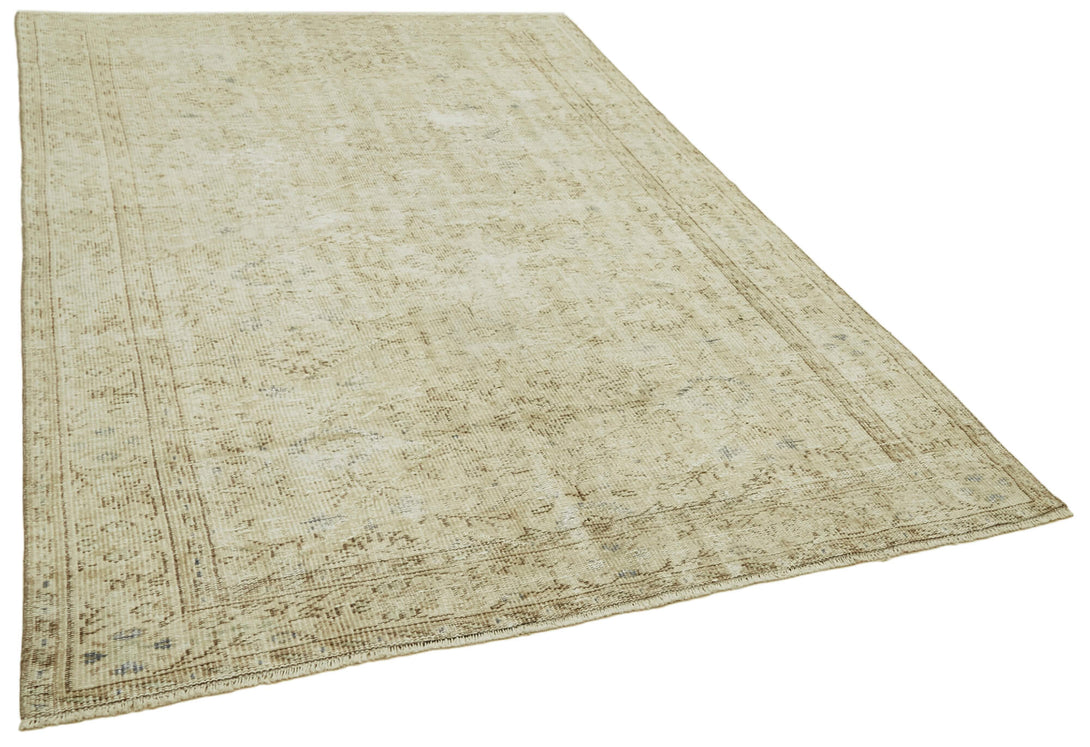 Handmade White Wash Area Rug > Design# OL-AC-41426 > Size: 6'-0" x 9'-7", Carpet Culture Rugs, Handmade Rugs, NYC Rugs, New Rugs, Shop Rugs, Rug Store, Outlet Rugs, SoHo Rugs, Rugs in USA