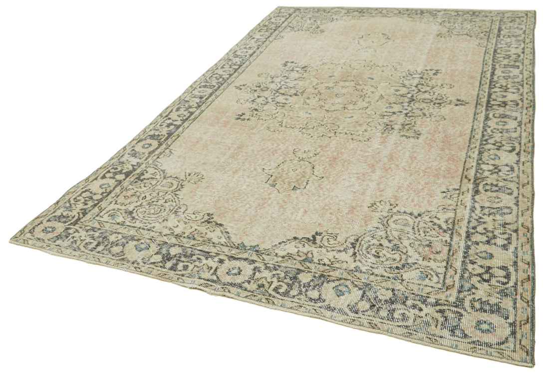 Handmade White Wash Area Rug > Design# OL-AC-41429 > Size: 6'-4" x 10'-4", Carpet Culture Rugs, Handmade Rugs, NYC Rugs, New Rugs, Shop Rugs, Rug Store, Outlet Rugs, SoHo Rugs, Rugs in USA