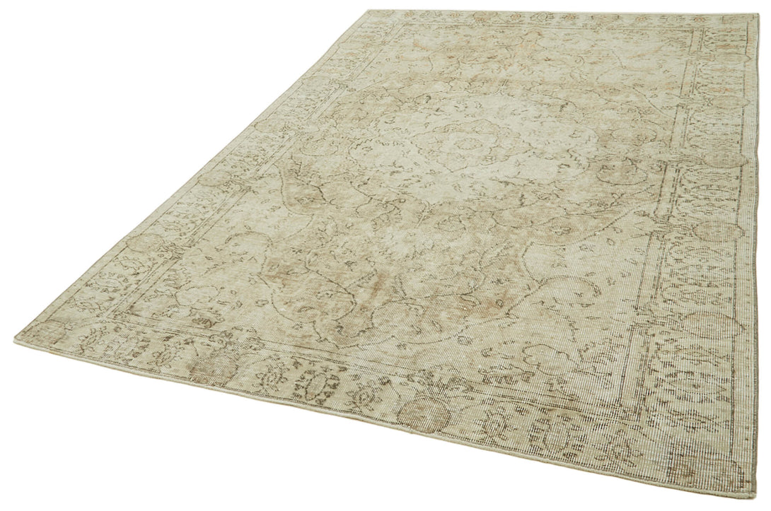 Handmade White Wash Area Rug > Design# OL-AC-41432 > Size: 6'-3" x 9'-5", Carpet Culture Rugs, Handmade Rugs, NYC Rugs, New Rugs, Shop Rugs, Rug Store, Outlet Rugs, SoHo Rugs, Rugs in USA