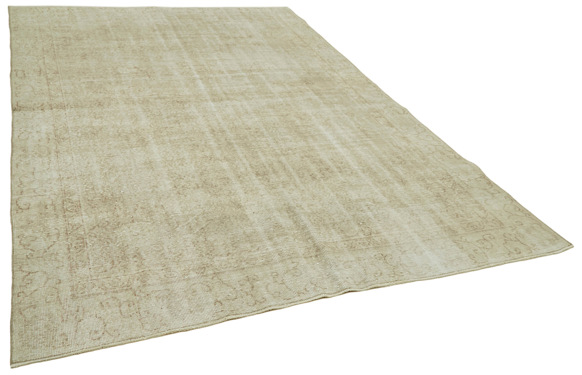 Handmade White Wash Area Rug > Design# OL-AC-41433 > Size: 6'-9" x 9'-11", Carpet Culture Rugs, Handmade Rugs, NYC Rugs, New Rugs, Shop Rugs, Rug Store, Outlet Rugs, SoHo Rugs, Rugs in USA