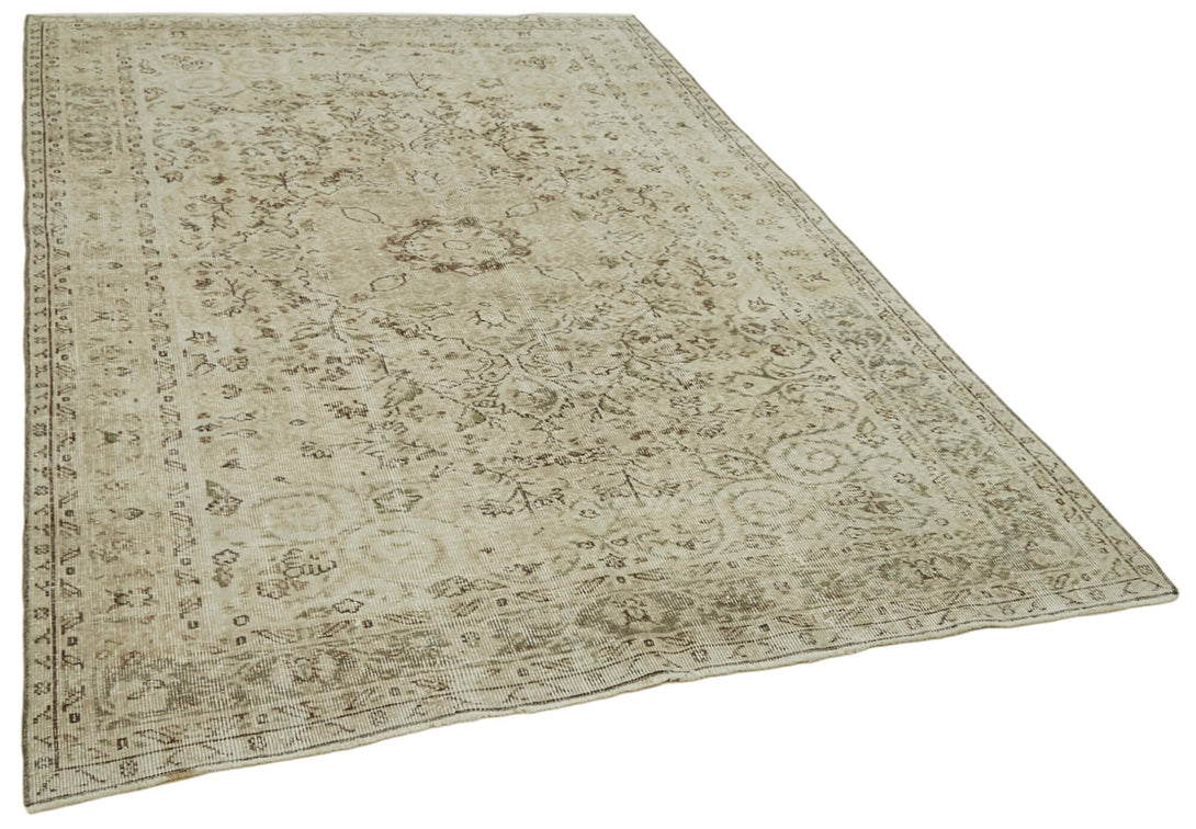 Handmade White Wash Area Rug > Design# OL-AC-41442 > Size: 5'-8" x 8'-2", Carpet Culture Rugs, Handmade Rugs, NYC Rugs, New Rugs, Shop Rugs, Rug Store, Outlet Rugs, SoHo Rugs, Rugs in USA