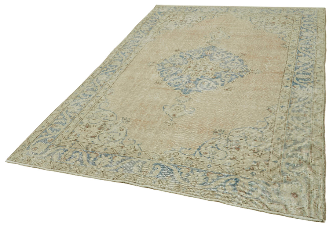 Handmade White Wash Area Rug > Design# OL-AC-41457 > Size: 5'-7" x 8'-6", Carpet Culture Rugs, Handmade Rugs, NYC Rugs, New Rugs, Shop Rugs, Rug Store, Outlet Rugs, SoHo Rugs, Rugs in USA