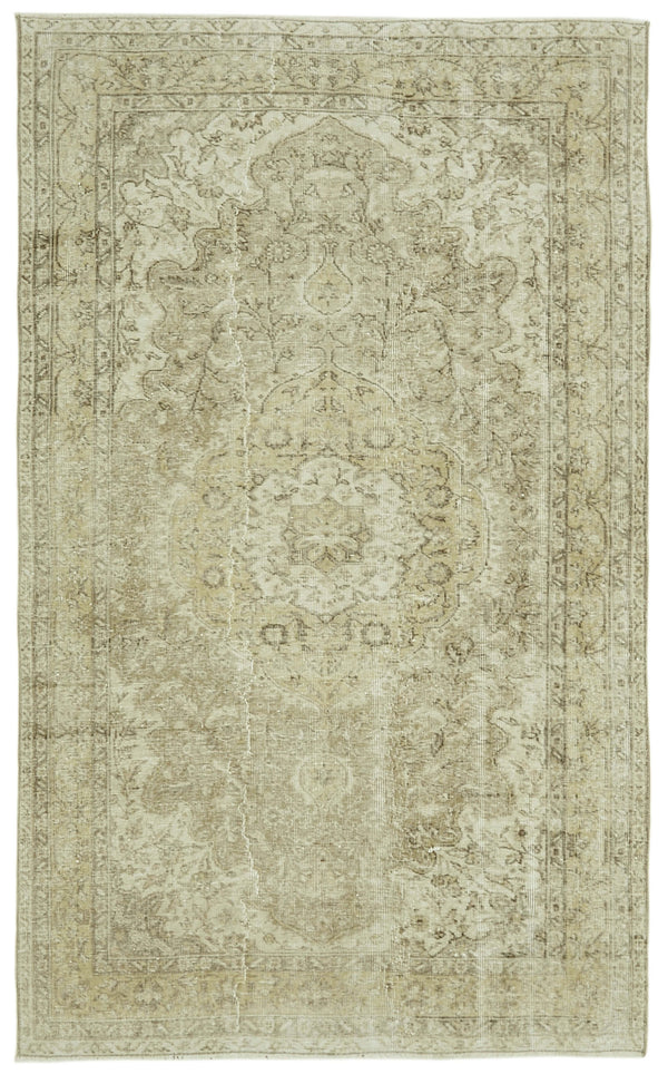Handmade White Wash Area Rug > Design# OL-AC-41464 > Size: 4'-11" x 8'-1", Carpet Culture Rugs, Handmade Rugs, NYC Rugs, New Rugs, Shop Rugs, Rug Store, Outlet Rugs, SoHo Rugs, Rugs in USA