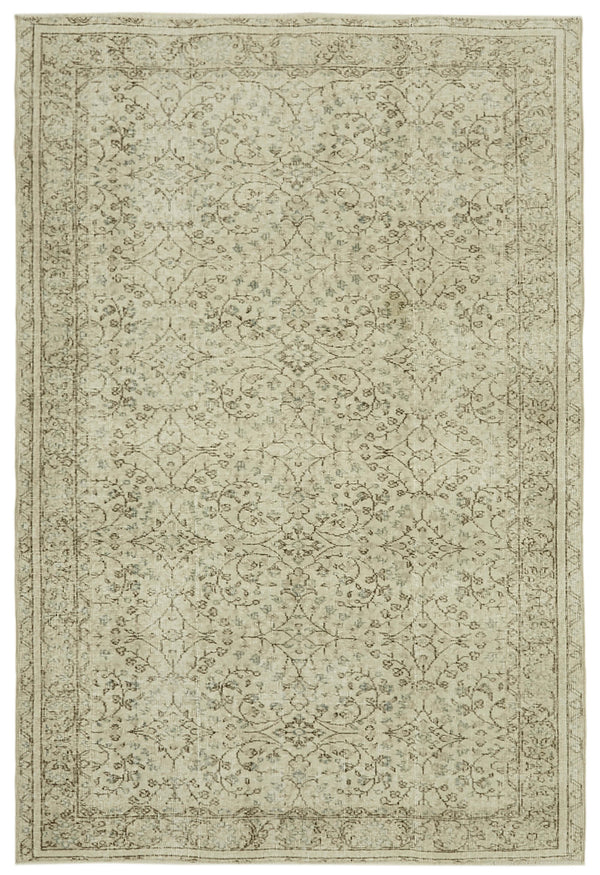 Handmade White Wash Area Rug > Design# OL-AC-41470 > Size: 5'-3" x 7'-9", Carpet Culture Rugs, Handmade Rugs, NYC Rugs, New Rugs, Shop Rugs, Rug Store, Outlet Rugs, SoHo Rugs, Rugs in USA