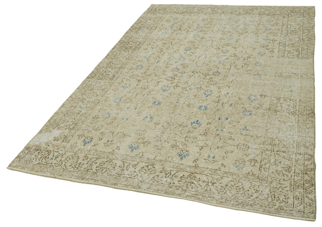 Handmade White Wash Area Rug > Design# OL-AC-41477 > Size: 5'-3" x 8'-6", Carpet Culture Rugs, Handmade Rugs, NYC Rugs, New Rugs, Shop Rugs, Rug Store, Outlet Rugs, SoHo Rugs, Rugs in USA