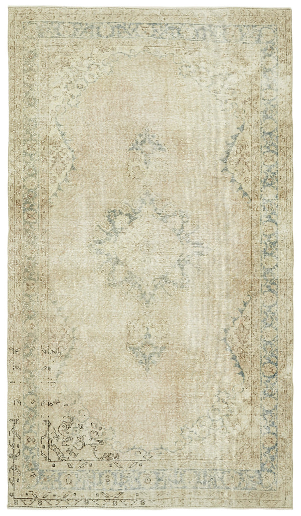 Handmade White Wash Area Rug > Design# OL-AC-41499 > Size: 5'-4" x 9'-3", Carpet Culture Rugs, Handmade Rugs, NYC Rugs, New Rugs, Shop Rugs, Rug Store, Outlet Rugs, SoHo Rugs, Rugs in USA