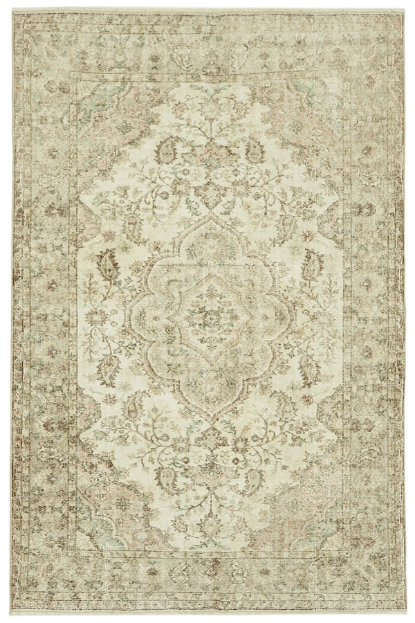 Handmade White Wash Area Rug > Design# OL-AC-41508 > Size: 6'-4" x 9'-5", Carpet Culture Rugs, Handmade Rugs, NYC Rugs, New Rugs, Shop Rugs, Rug Store, Outlet Rugs, SoHo Rugs, Rugs in USA
