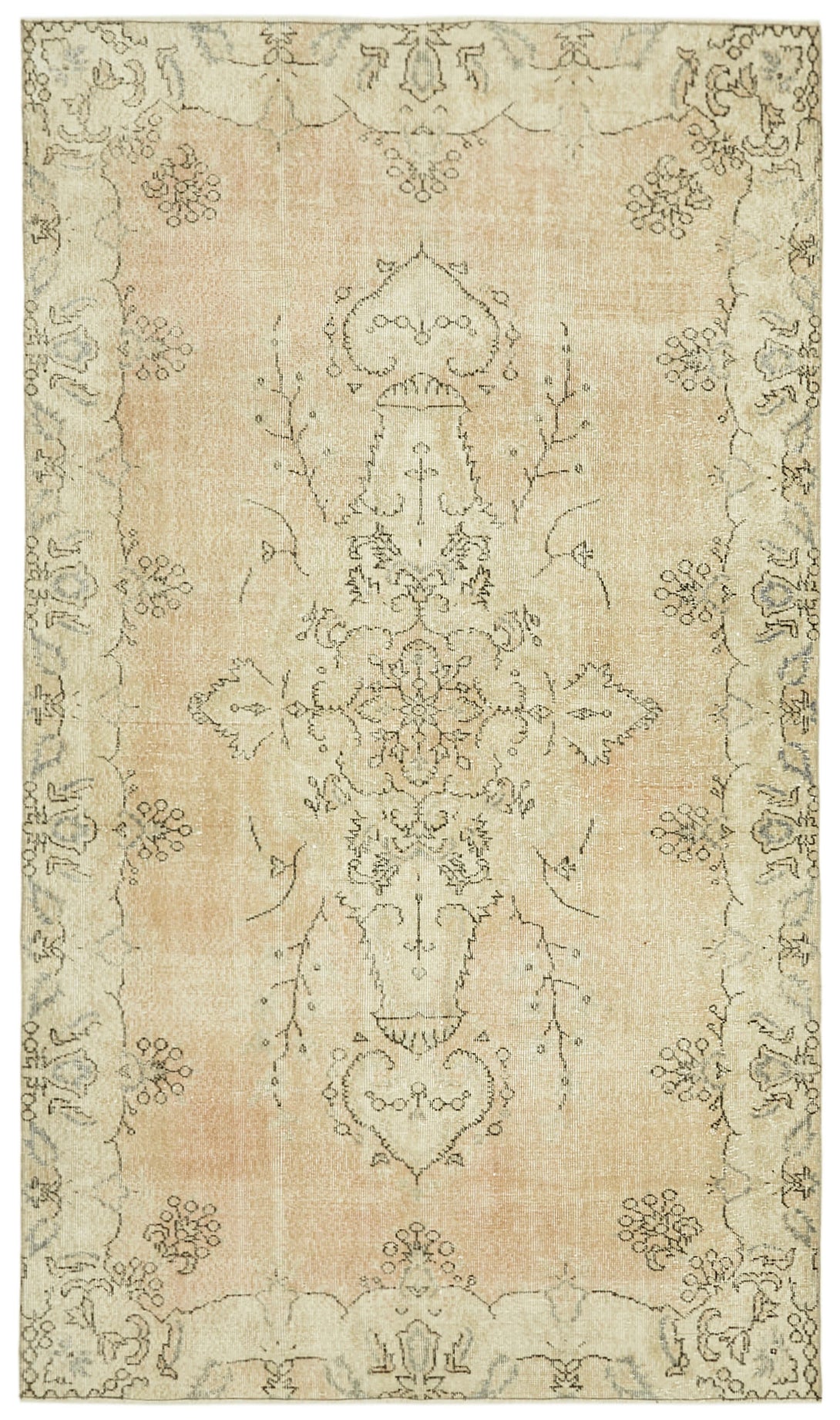 Handmade White Wash Area Rug > Design# OL-AC-41535 > Size: 5'-5" x 9'-3", Carpet Culture Rugs, Handmade Rugs, NYC Rugs, New Rugs, Shop Rugs, Rug Store, Outlet Rugs, SoHo Rugs, Rugs in USA