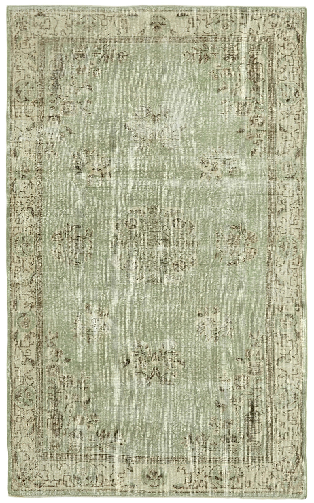 Handmade White Wash Area Rug > Design# OL-AC-41557 > Size: 5'-4" x 8'-9", Carpet Culture Rugs, Handmade Rugs, NYC Rugs, New Rugs, Shop Rugs, Rug Store, Outlet Rugs, SoHo Rugs, Rugs in USA