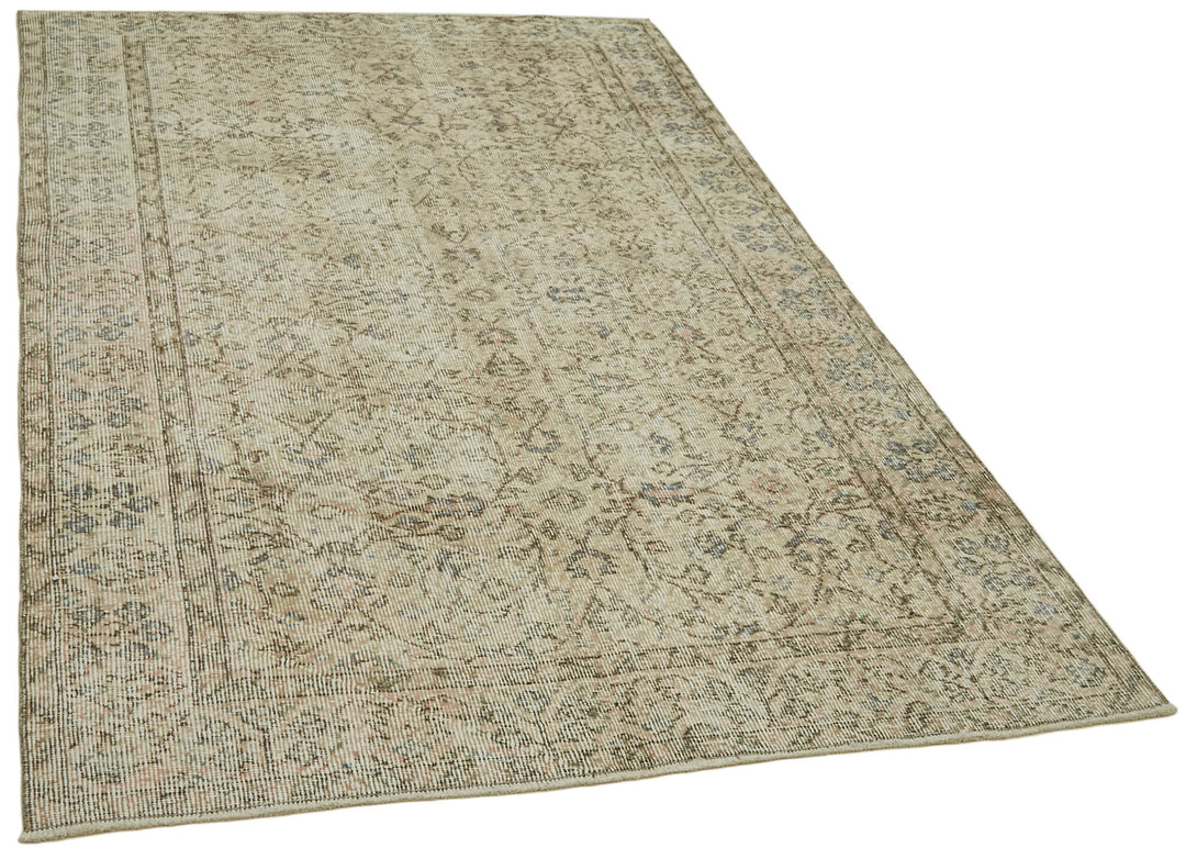 Handmade White Wash Area Rug > Design# OL-AC-41581 > Size: 4'-6" x 7'-5", Carpet Culture Rugs, Handmade Rugs, NYC Rugs, New Rugs, Shop Rugs, Rug Store, Outlet Rugs, SoHo Rugs, Rugs in USA