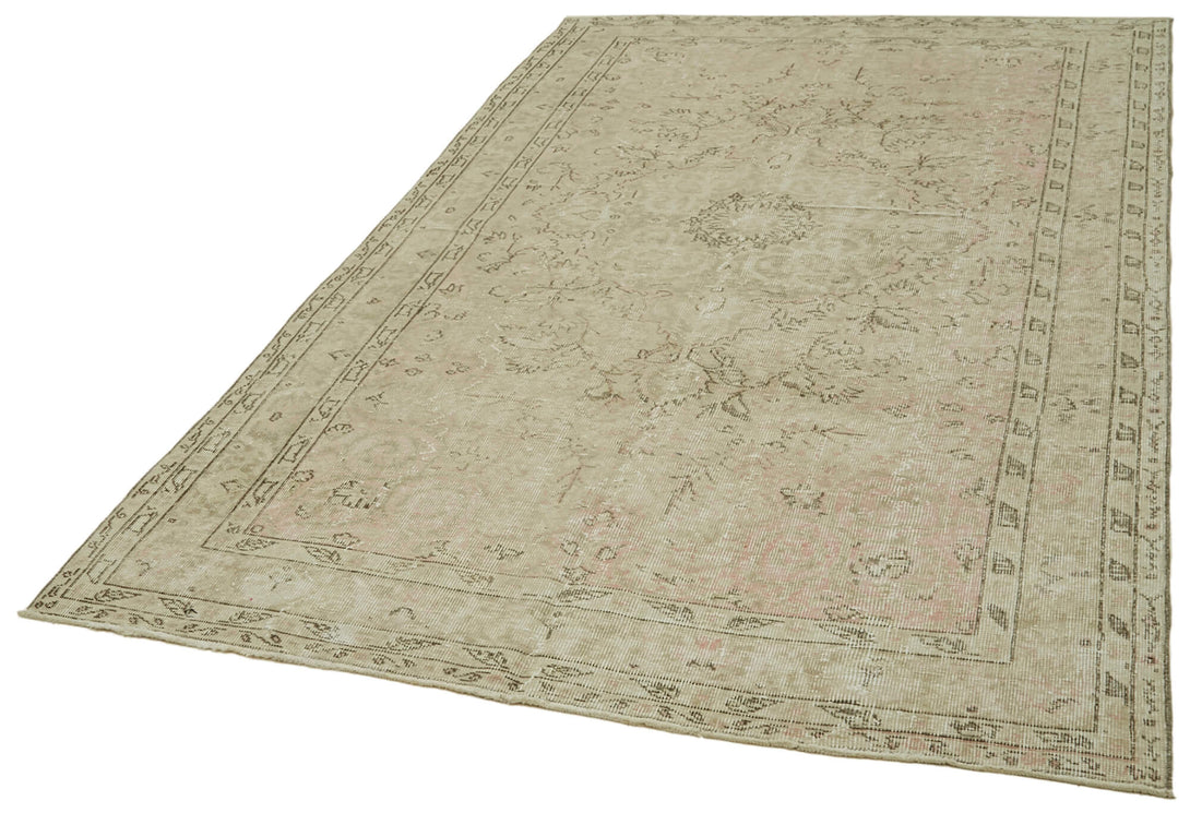 Handmade White Wash Area Rug > Design# OL-AC-41585 > Size: 5'-5" x 8'-11", Carpet Culture Rugs, Handmade Rugs, NYC Rugs, New Rugs, Shop Rugs, Rug Store, Outlet Rugs, SoHo Rugs, Rugs in USA