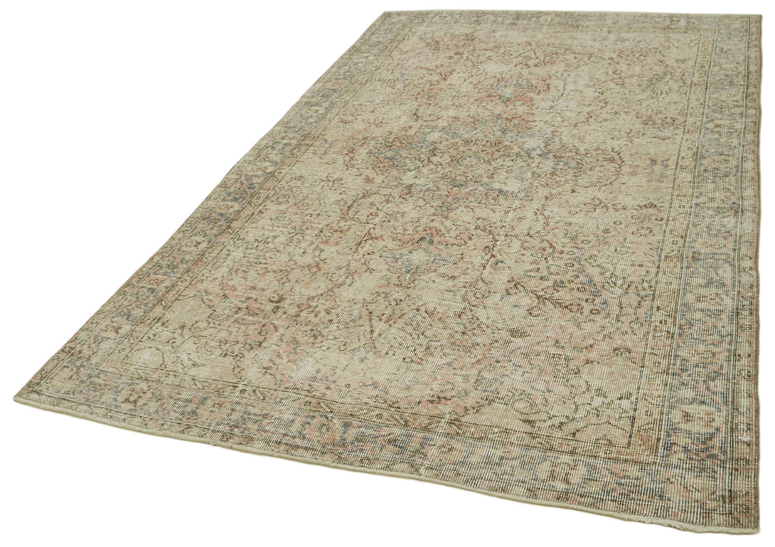 Handmade White Wash Area Rug > Design# OL-AC-41586 > Size: 5'-4" x 8'-7", Carpet Culture Rugs, Handmade Rugs, NYC Rugs, New Rugs, Shop Rugs, Rug Store, Outlet Rugs, SoHo Rugs, Rugs in USA