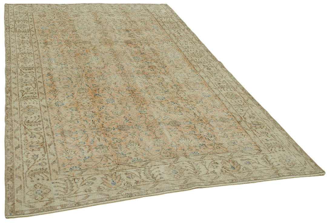 Handmade White Wash Area Rug > Design# OL-AC-41627 > Size: 5'-2" x 8'-4", Carpet Culture Rugs, Handmade Rugs, NYC Rugs, New Rugs, Shop Rugs, Rug Store, Outlet Rugs, SoHo Rugs, Rugs in USA