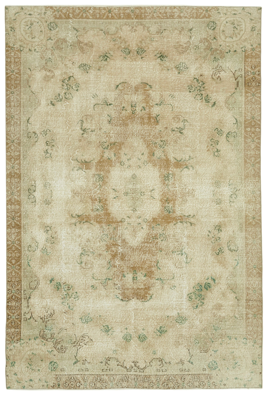 Handmade White Wash Area Rug > Design# OL-AC-41631 > Size: 6'-6" x 9'-8", Carpet Culture Rugs, Handmade Rugs, NYC Rugs, New Rugs, Shop Rugs, Rug Store, Outlet Rugs, SoHo Rugs, Rugs in USA