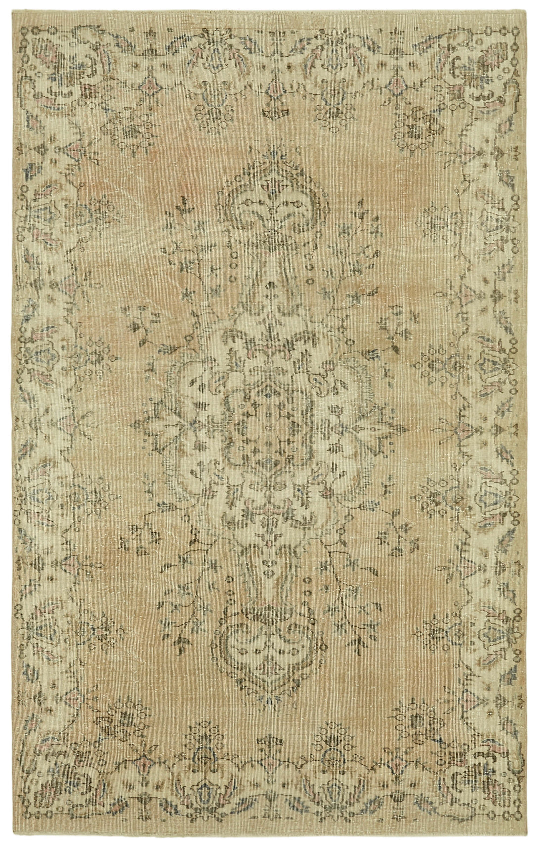 Handmade White Wash Area Rug > Design# OL-AC-41640 > Size: 6'-2" x 9'-10", Carpet Culture Rugs, Handmade Rugs, NYC Rugs, New Rugs, Shop Rugs, Rug Store, Outlet Rugs, SoHo Rugs, Rugs in USA