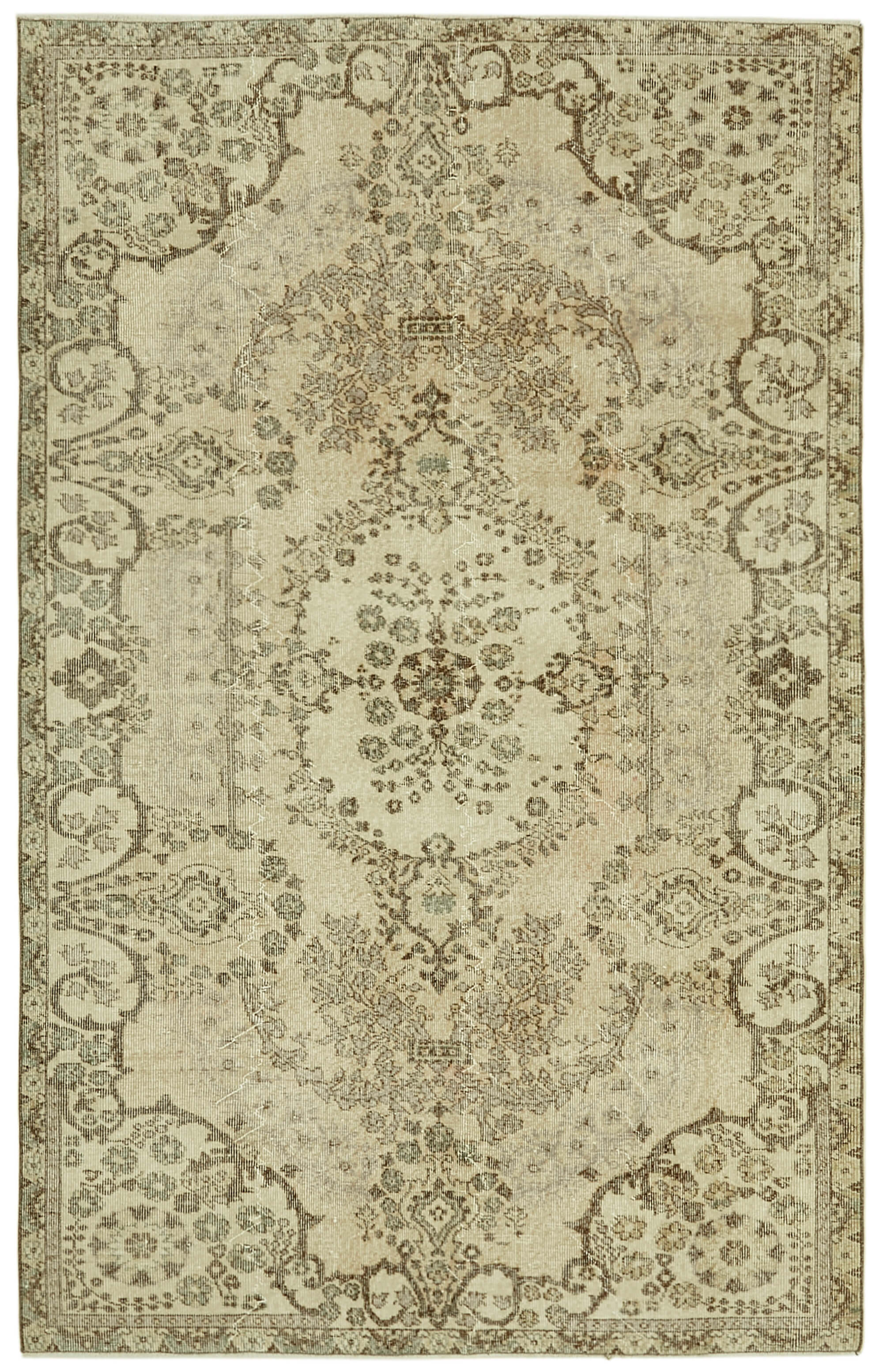 Handmade White Wash Area Rug > Design# OL-AC-41643 > Size: 5'-6" x 8'-10", Carpet Culture Rugs, Handmade Rugs, NYC Rugs, New Rugs, Shop Rugs, Rug Store, Outlet Rugs, SoHo Rugs, Rugs in USA