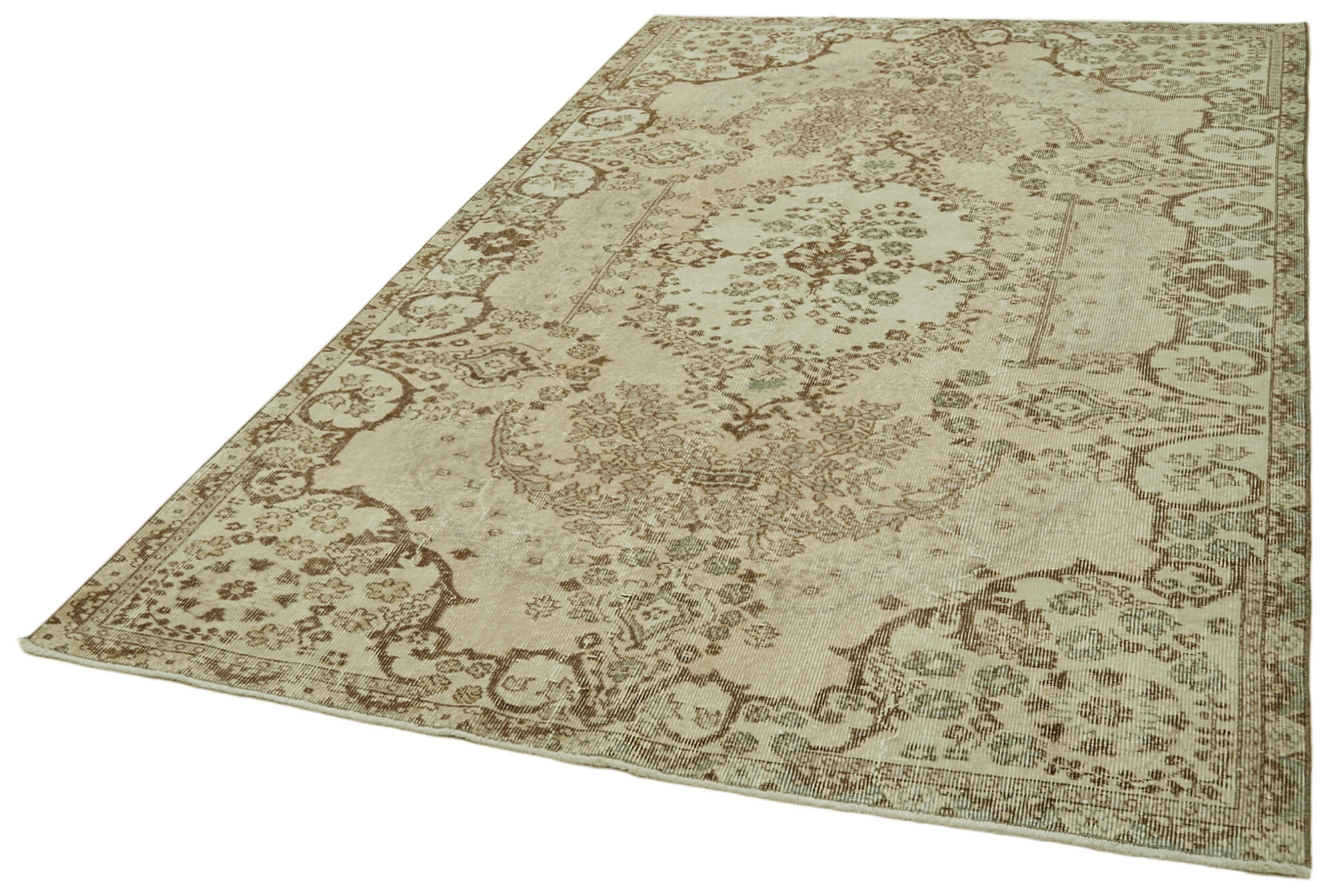 Handmade White Wash Area Rug > Design# OL-AC-41643 > Size: 5'-6" x 8'-10", Carpet Culture Rugs, Handmade Rugs, NYC Rugs, New Rugs, Shop Rugs, Rug Store, Outlet Rugs, SoHo Rugs, Rugs in USA