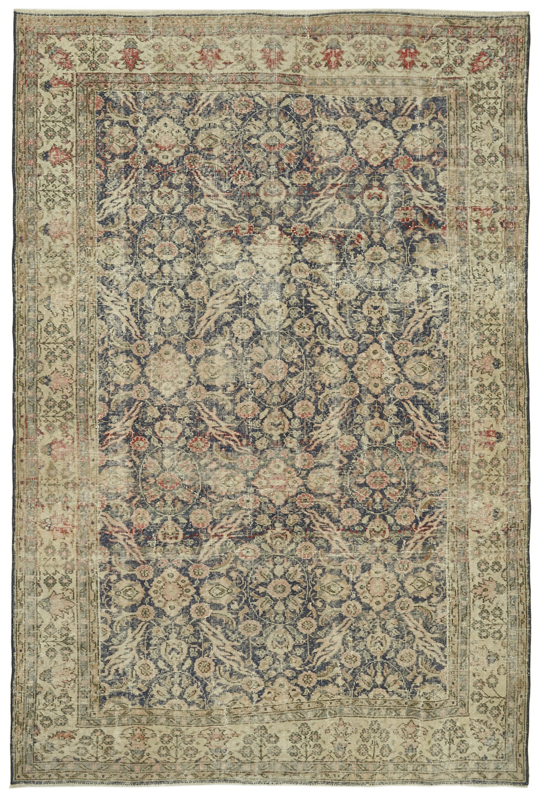 Handmade White Wash Area Rug > Design# OL-AC-41652 > Size: 6'-10" x 10'-1", Carpet Culture Rugs, Handmade Rugs, NYC Rugs, New Rugs, Shop Rugs, Rug Store, Outlet Rugs, SoHo Rugs, Rugs in USA