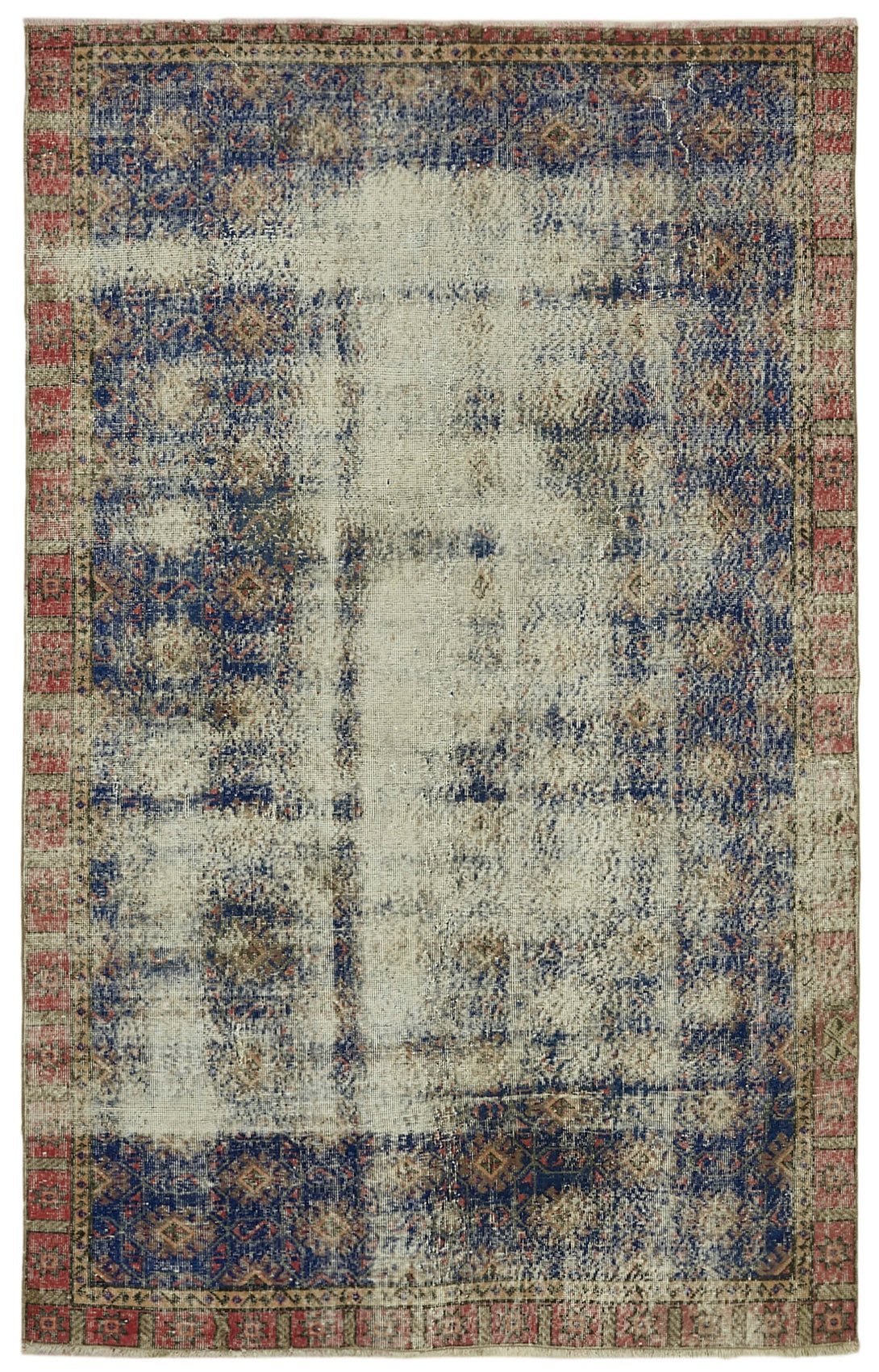 Handmade White Wash Area Rug > Design# OL-AC-41699 > Size: 5'-8" x 8'-10", Carpet Culture Rugs, Handmade Rugs, NYC Rugs, New Rugs, Shop Rugs, Rug Store, Outlet Rugs, SoHo Rugs, Rugs in USA