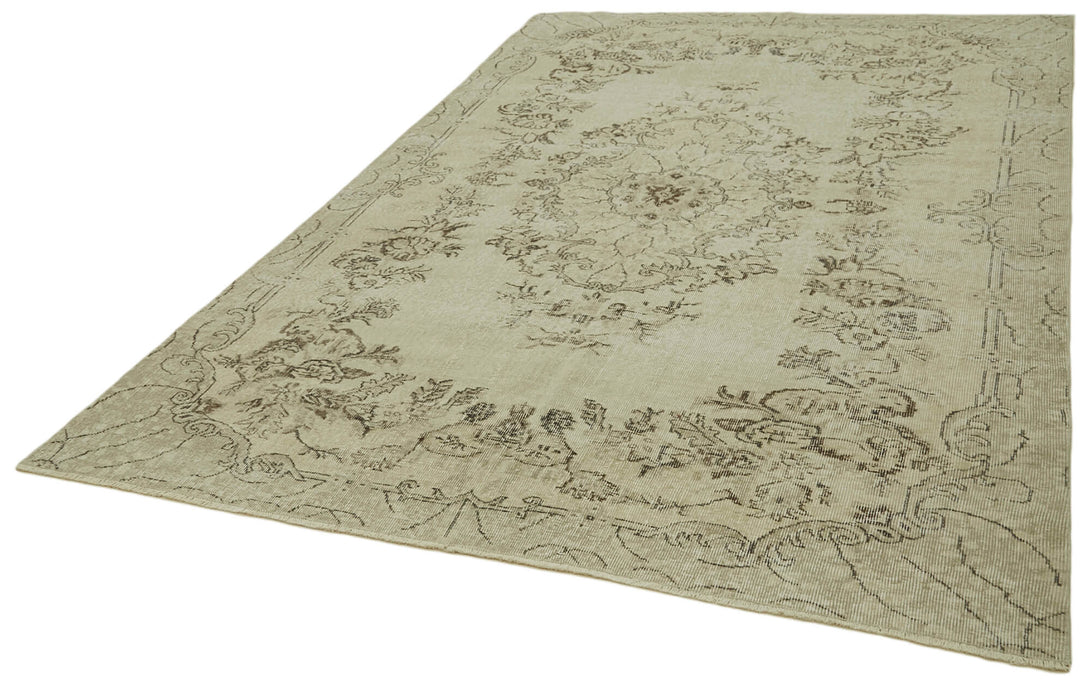 Handmade White Wash Area Rug > Design# OL-AC-41730 > Size: 6'-6" x 9'-11", Carpet Culture Rugs, Handmade Rugs, NYC Rugs, New Rugs, Shop Rugs, Rug Store, Outlet Rugs, SoHo Rugs, Rugs in USA