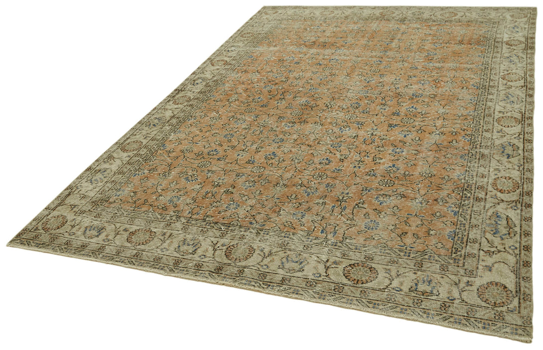 Handmade White Wash Area Rug > Design# OL-AC-41738 > Size: 6'-6" x 10'-1", Carpet Culture Rugs, Handmade Rugs, NYC Rugs, New Rugs, Shop Rugs, Rug Store, Outlet Rugs, SoHo Rugs, Rugs in USA
