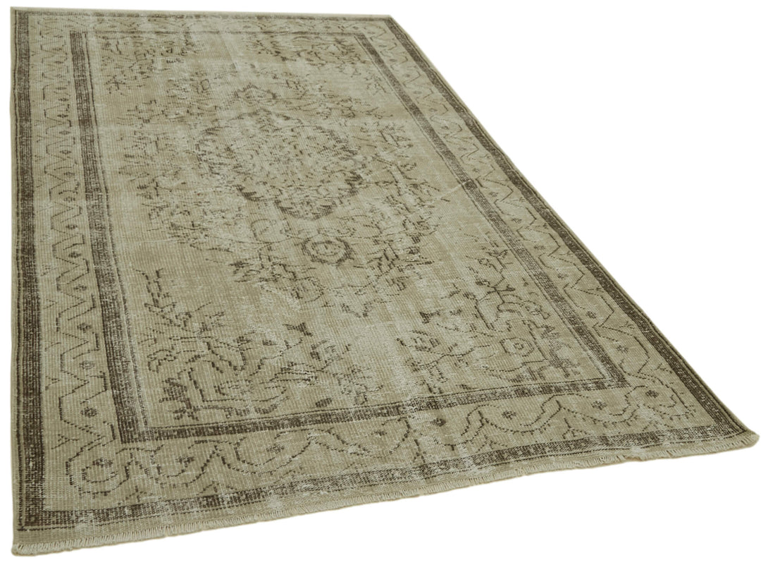 Handmade White Wash Area Rug > Design# OL-AC-41751 > Size: 5'-2" x 8'-5", Carpet Culture Rugs, Handmade Rugs, NYC Rugs, New Rugs, Shop Rugs, Rug Store, Outlet Rugs, SoHo Rugs, Rugs in USA