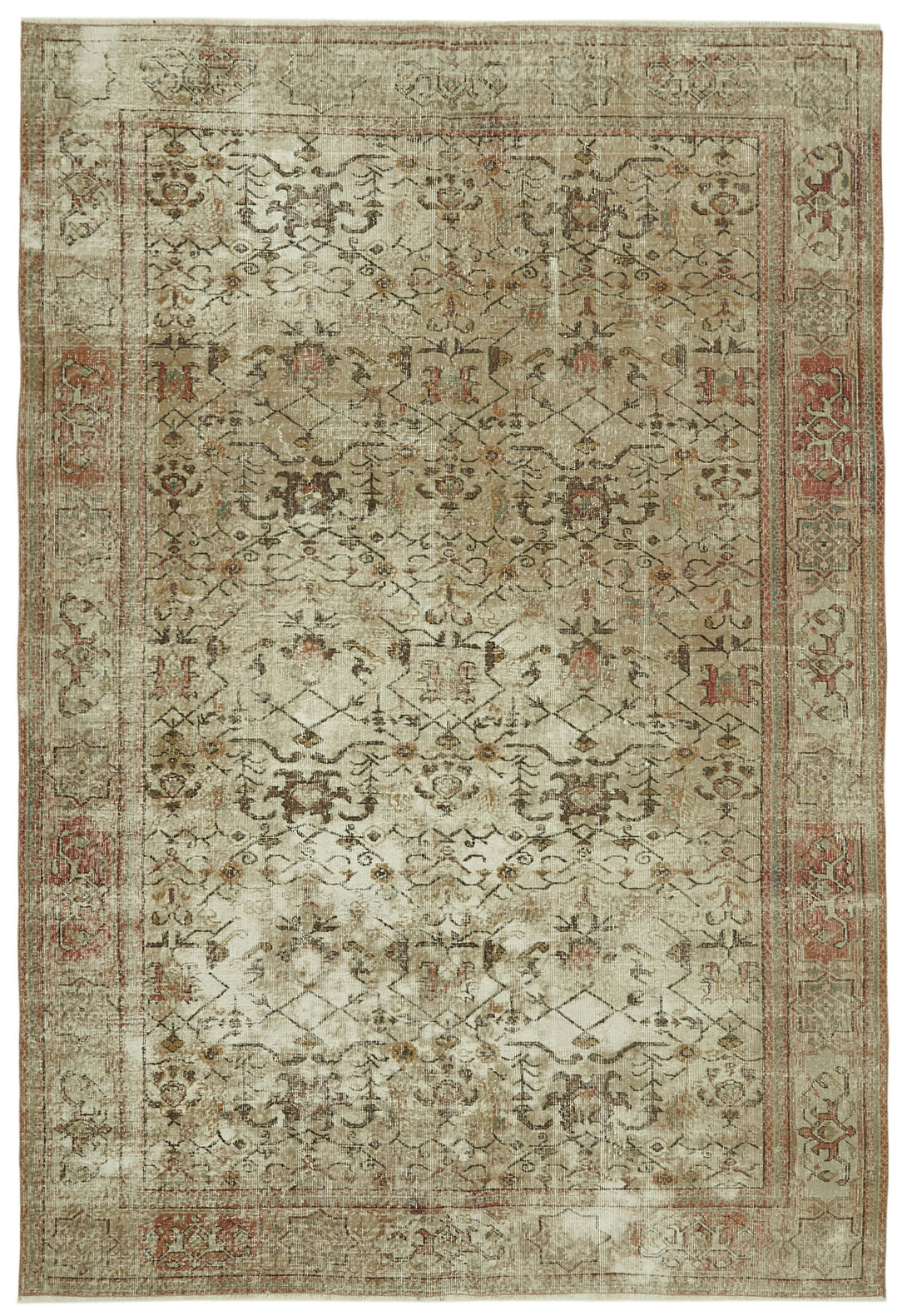 Handmade White Wash Area Rug > Design# OL-AC-41756 > Size: 6'-9" x 10'-0", Carpet Culture Rugs, Handmade Rugs, NYC Rugs, New Rugs, Shop Rugs, Rug Store, Outlet Rugs, SoHo Rugs, Rugs in USA