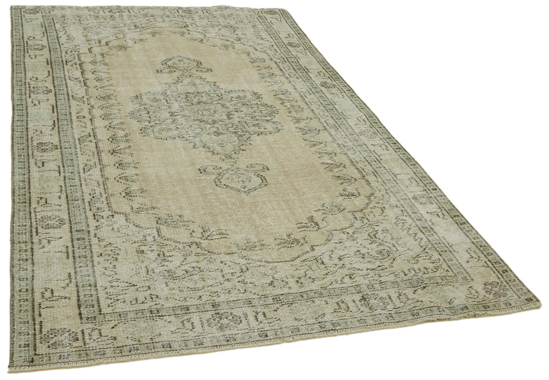 Handmade White Wash Area Rug > Design# OL-AC-41765 > Size: 5'-0" x 8'-4", Carpet Culture Rugs, Handmade Rugs, NYC Rugs, New Rugs, Shop Rugs, Rug Store, Outlet Rugs, SoHo Rugs, Rugs in USA