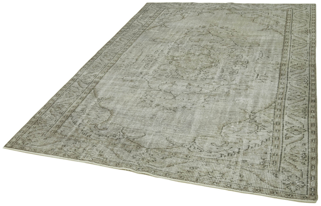 Handmade White Wash Area Rug > Design# OL-AC-41804 > Size: 5'-11" x 8'-6", Carpet Culture Rugs, Handmade Rugs, NYC Rugs, New Rugs, Shop Rugs, Rug Store, Outlet Rugs, SoHo Rugs, Rugs in USA