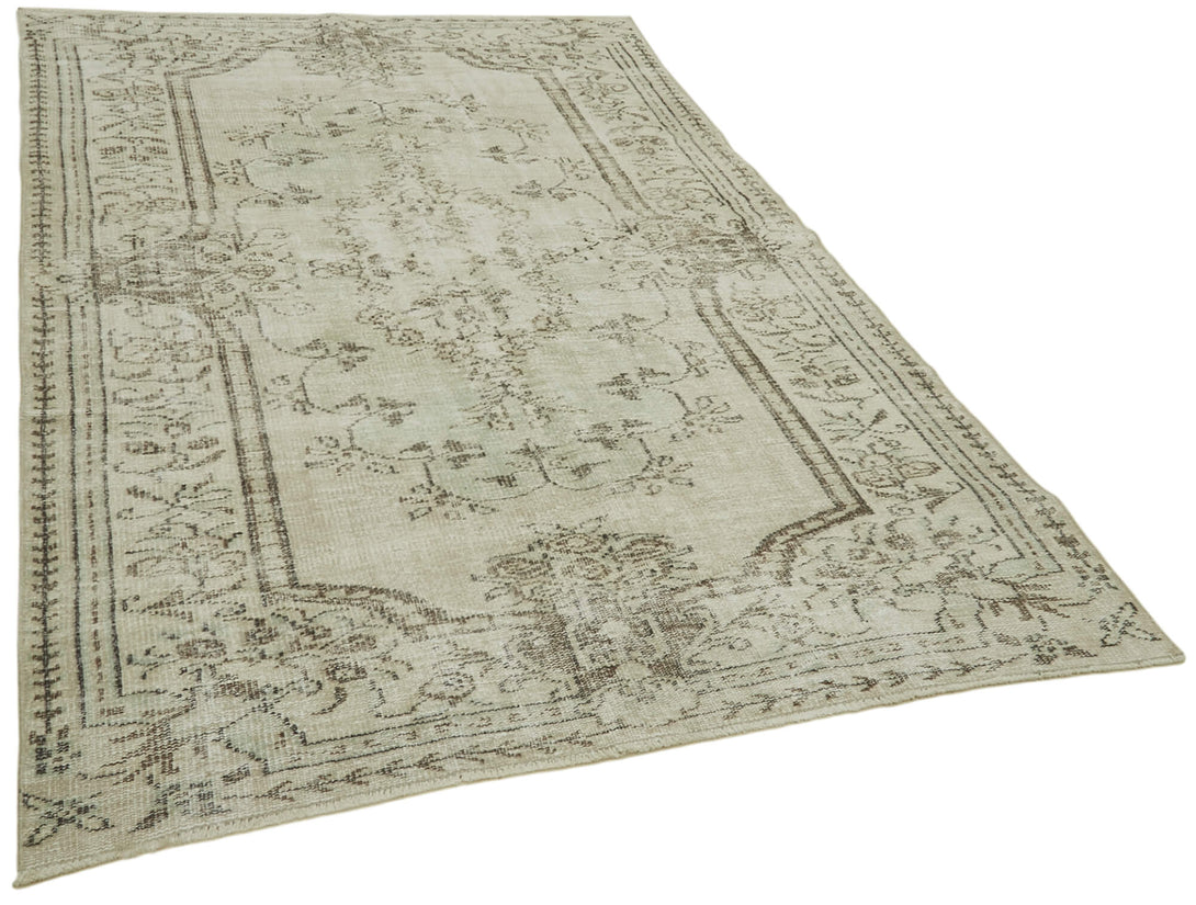 Handmade White Wash Area Rug > Design# OL-AC-41811 > Size: 5'-5" x 8'-6", Carpet Culture Rugs, Handmade Rugs, NYC Rugs, New Rugs, Shop Rugs, Rug Store, Outlet Rugs, SoHo Rugs, Rugs in USA