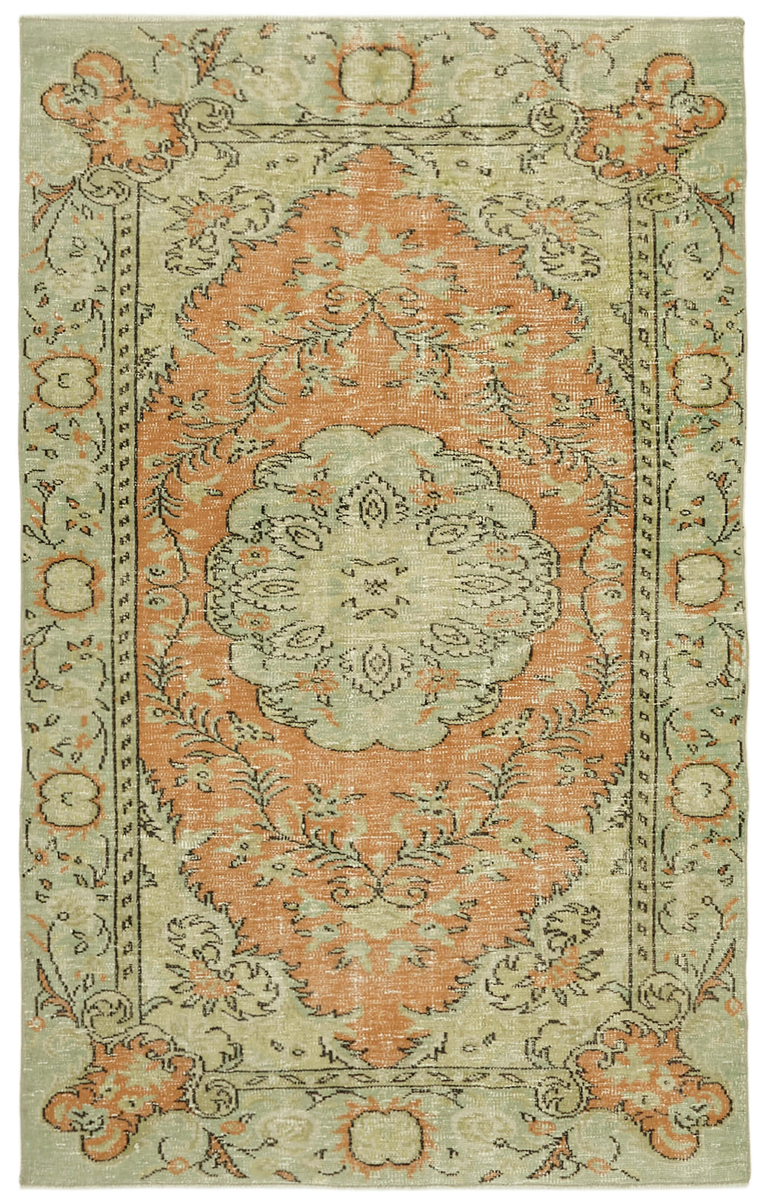 Handmade White Wash Area Rug > Design# OL-AC-41816 > Size: 5'-3" x 8'-3", Carpet Culture Rugs, Handmade Rugs, NYC Rugs, New Rugs, Shop Rugs, Rug Store, Outlet Rugs, SoHo Rugs, Rugs in USA