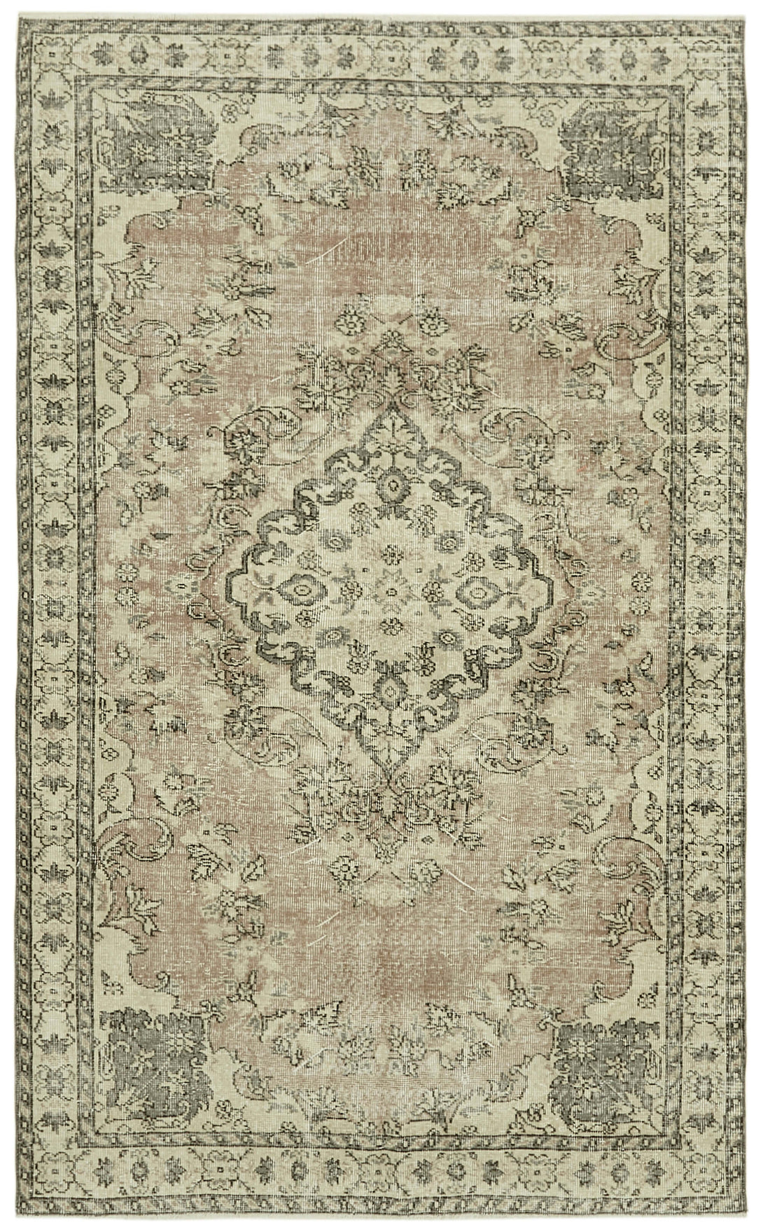 Handmade White Wash Area Rug > Design# OL-AC-41834 > Size: 5'-2" x 8'-5", Carpet Culture Rugs, Handmade Rugs, NYC Rugs, New Rugs, Shop Rugs, Rug Store, Outlet Rugs, SoHo Rugs, Rugs in USA