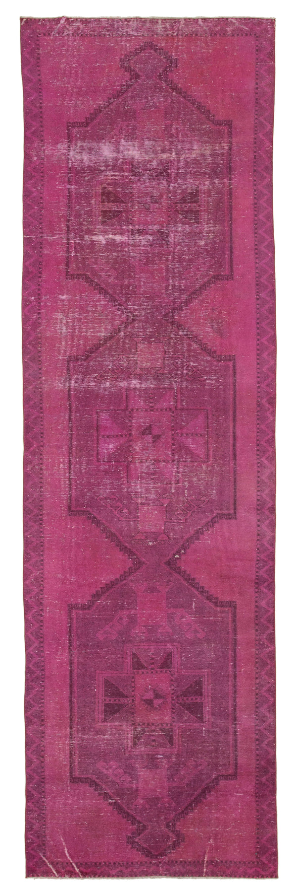 Handmade Overdyed Runner > Design# OL-AC-4204 > Size: 3'-10" x 13'-1", Carpet Culture Rugs, Handmade Rugs, NYC Rugs, New Rugs, Shop Rugs, Rug Store, Outlet Rugs, SoHo Rugs, Rugs in USA