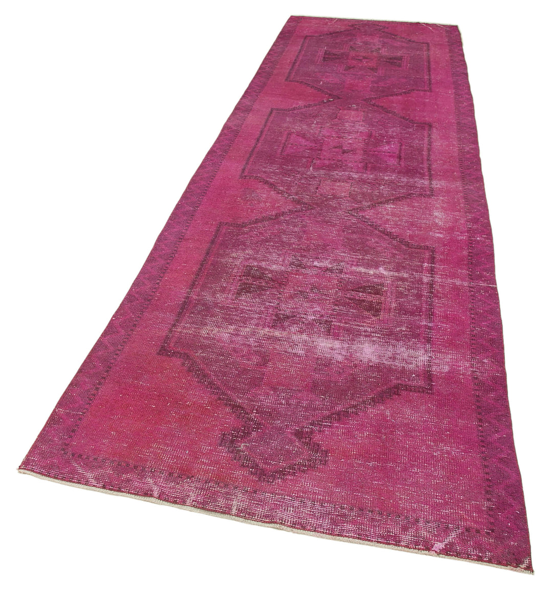 Handmade Overdyed Runner > Design# OL-AC-4204 > Size: 3'-10" x 13'-1", Carpet Culture Rugs, Handmade Rugs, NYC Rugs, New Rugs, Shop Rugs, Rug Store, Outlet Rugs, SoHo Rugs, Rugs in USA
