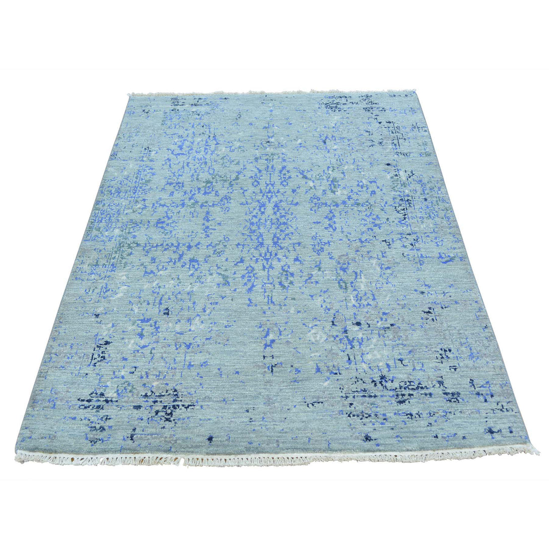 Handmade Transitional Rectangle Rug > Design# SH27140 > Size: 3'-1" x 5'-2" [ONLINE ONLY]