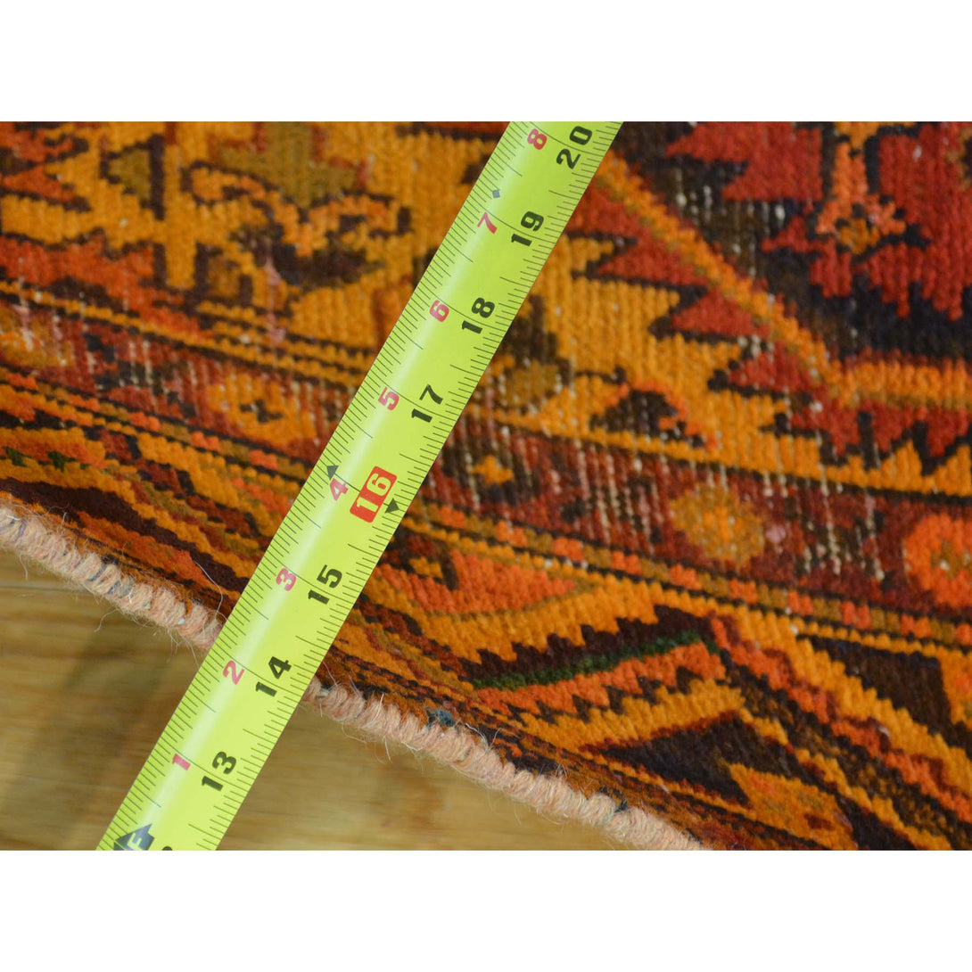 Handmade Overdyed & Vintage Runner Rug > Design# SH28305 > Size: 4'-10" x 9'-7" [ONLINE ONLY]