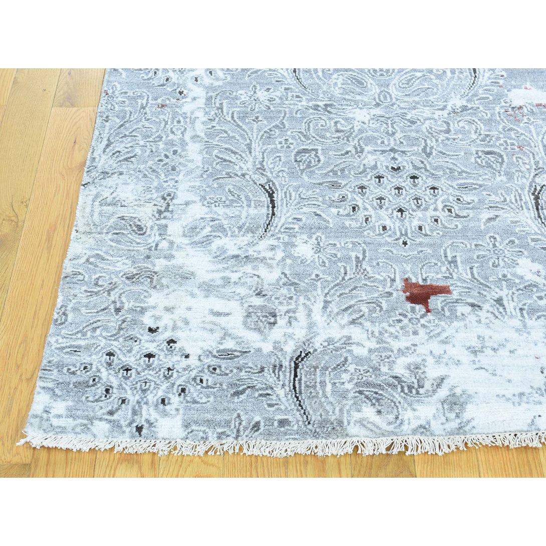 Handmade Transitional Rectangle Rug > Design# SH32176 > Size: 8'-9" x 11'-10" [ONLINE ONLY]