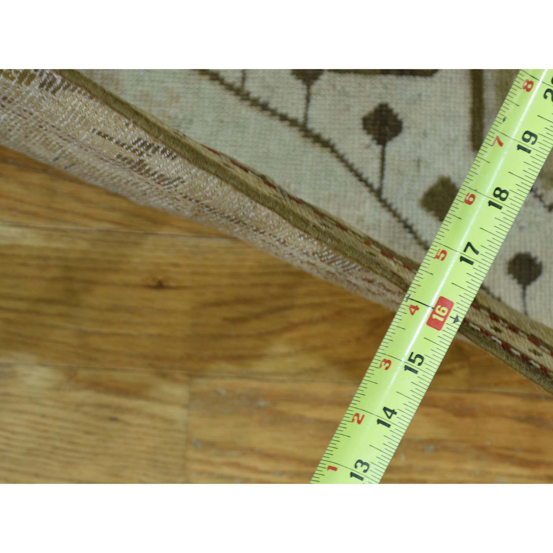 Handmade Antique Runner Rug > Design# SH33178 > Size: 3'-8" x 15'-0" [ONLINE ONLY]
