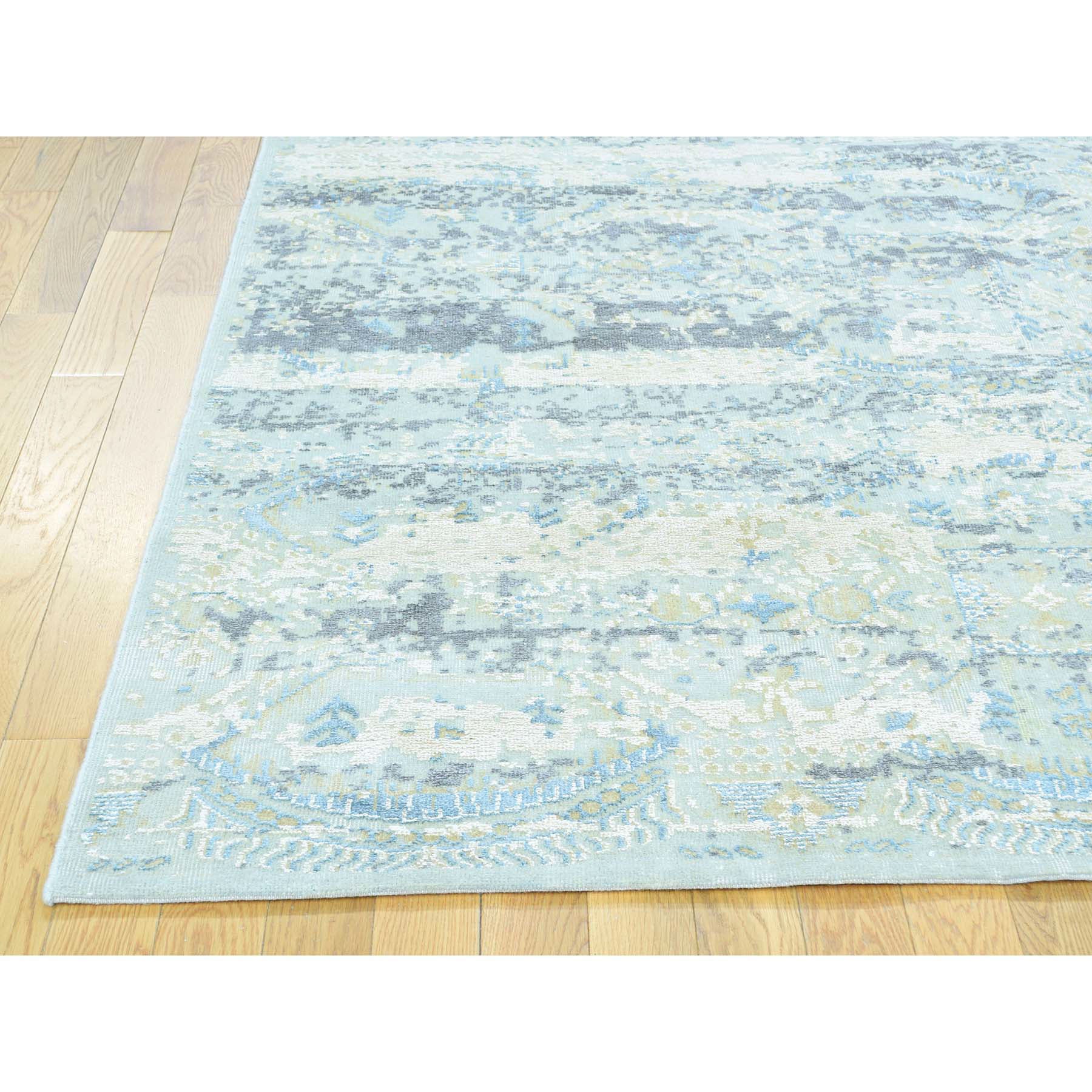 Handmade Modern and Contemporary Rectangle Rug > Design# SH34014 > Size: 7'-8" x 10'-1" [ONLINE ONLY]
