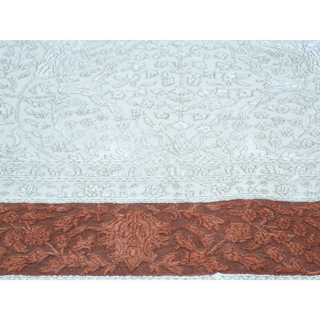 Handmade Modern and Contemporary Rectangle Rug > Design# SH34137 > Size: 9'-7" x 13'-9" [ONLINE ONLY]