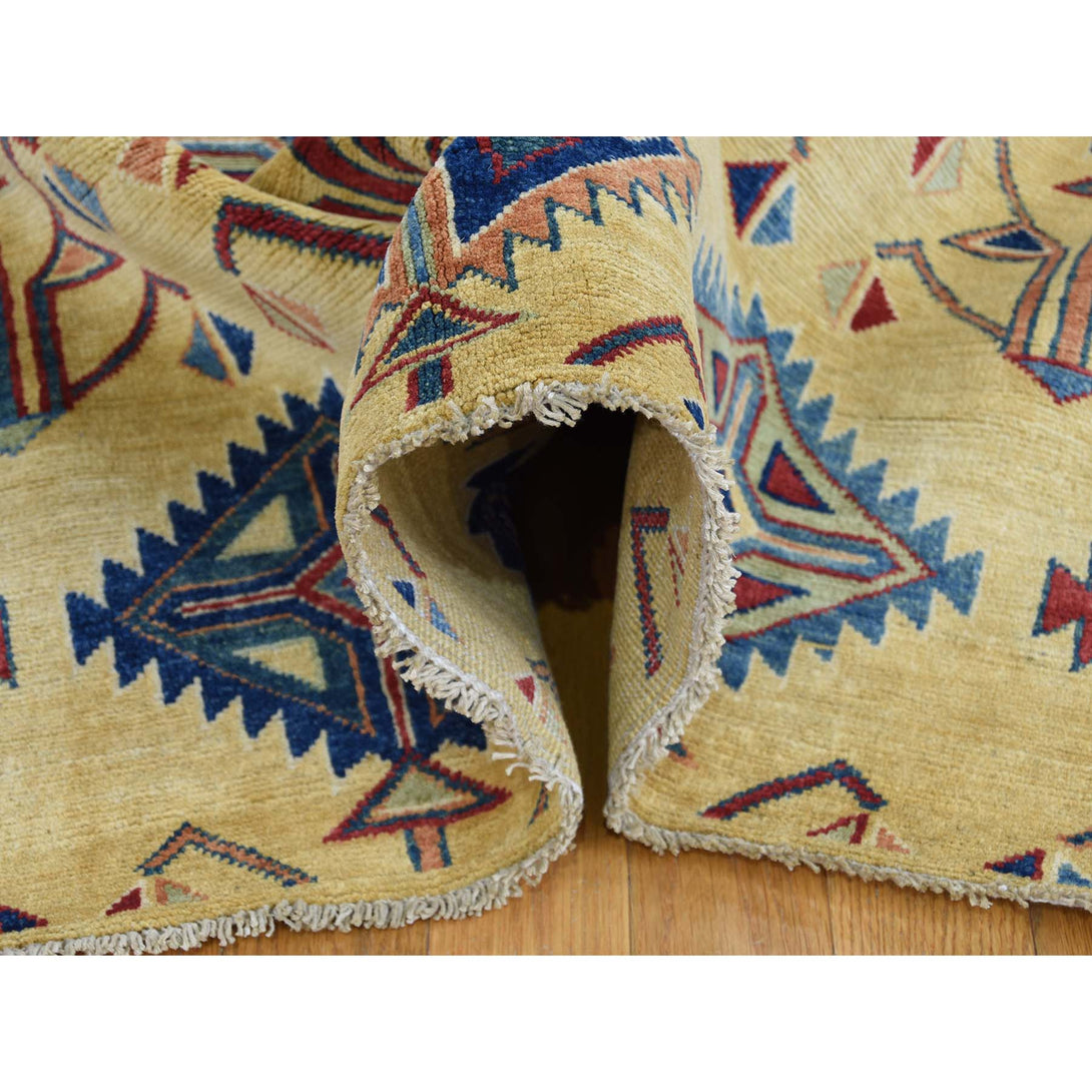 Handmade Kazak Rectangle Rug > Design# SH38867 > Size: 6'-1" x 9'-1" [ONLINE ONLY]
