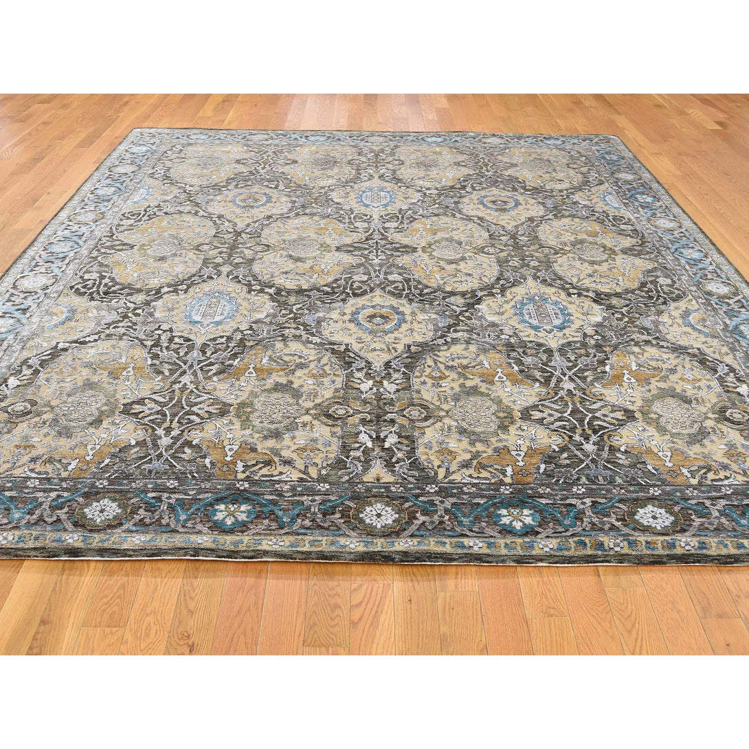 Handmade Modern and Contemporary Rectangle Rug > Design# SH38970 > Size: 8'-4" x 9'-9" [ONLINE ONLY]