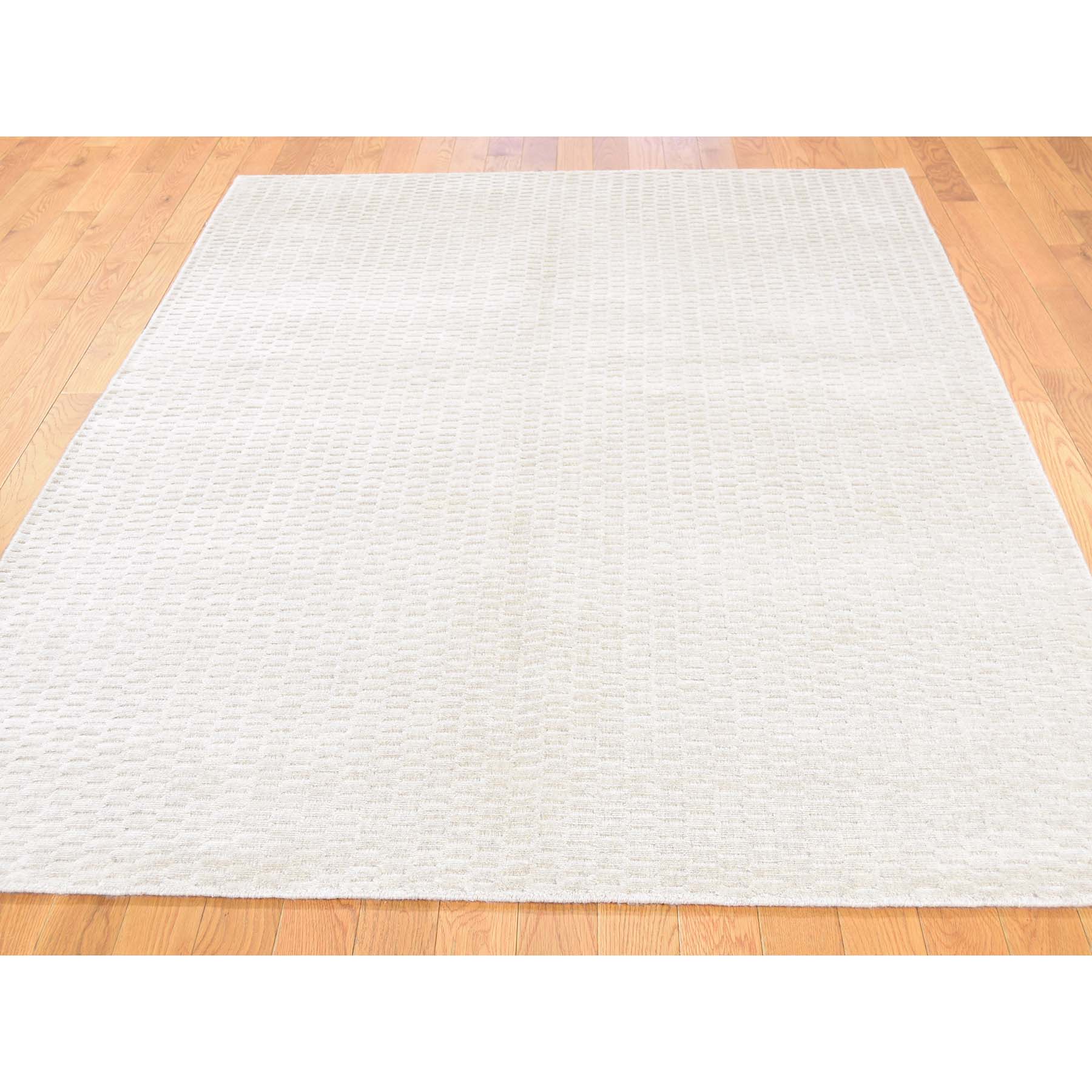 Handmade Modern and Contemporary Rectangle Rug > Design# SH39830 > Size: 5'-0" x 7'-0" [ONLINE ONLY]