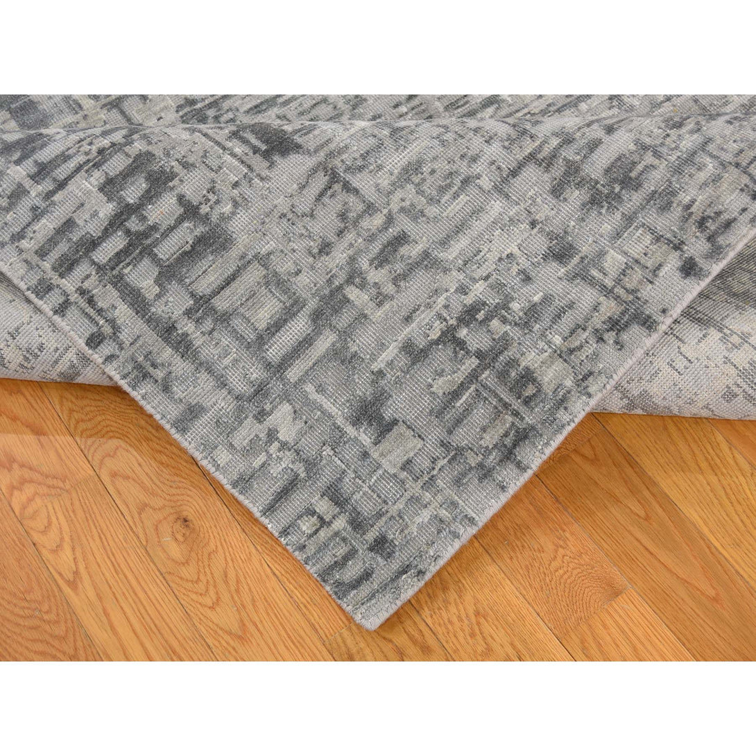 Handmade Modern and Contemporary Rectangle Rug > Design# SH39955 > Size: 6'-2" x 9'-3" [ONLINE ONLY]