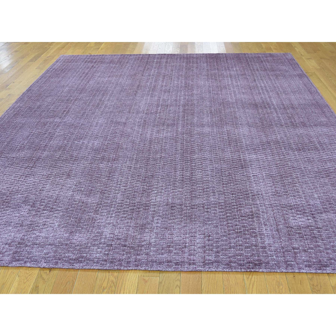 Handmade Modern and Contemporary Rectangle Rug > Design# SH40086 > Size: 8'-0" x 10'-1" [ONLINE ONLY]